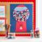 100 Days of School Gumball Machine Poster